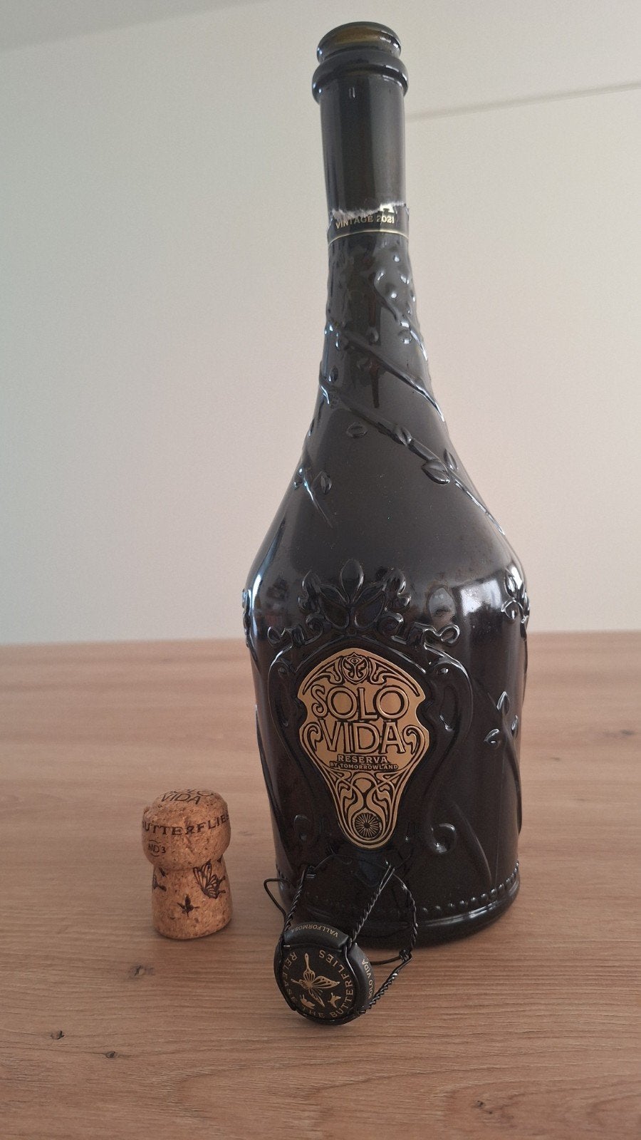 Exclusieve Tomorrowland Solo Vida Reserva 2021 - lege fles, Verzamelen, Ophalen of Verzenden, Zo goed als nieuw, Overige typen