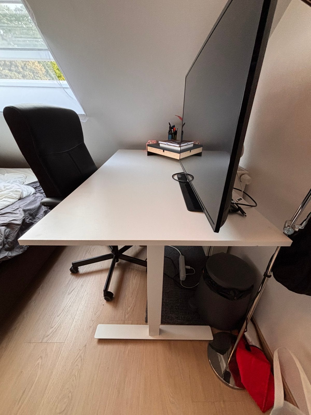 Bureau ajustable, Maison & Meubles, 160 cm, Bureau assis-debout, Comme neuf, Enlèvement