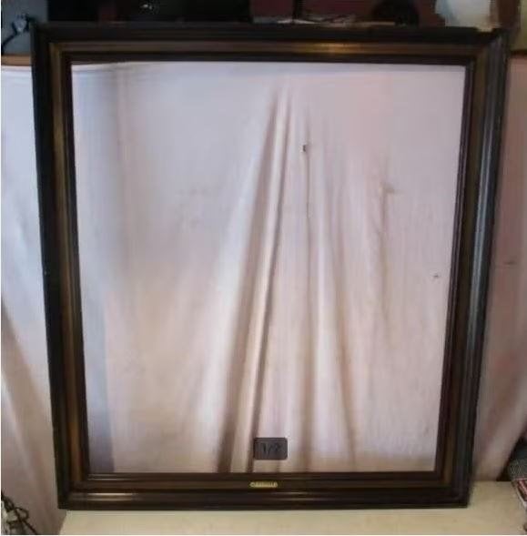 Mooi Grote Houten Lijst - 96x86 / 85x75, Schilderijlijst, Ophalen of Verzenden, Zo goed als nieuw, Met ophangsysteem