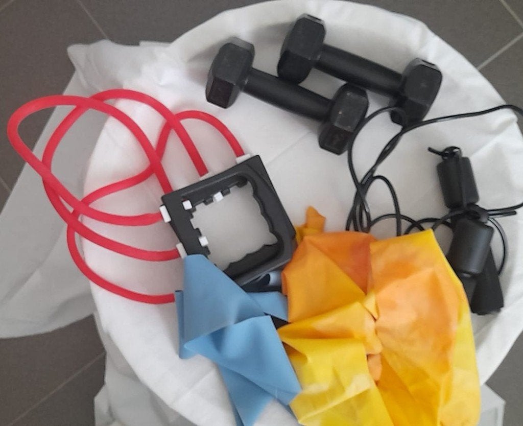 pakket van fitnessmateriaal, Ophalen, Nieuw, Benen, Overige typen