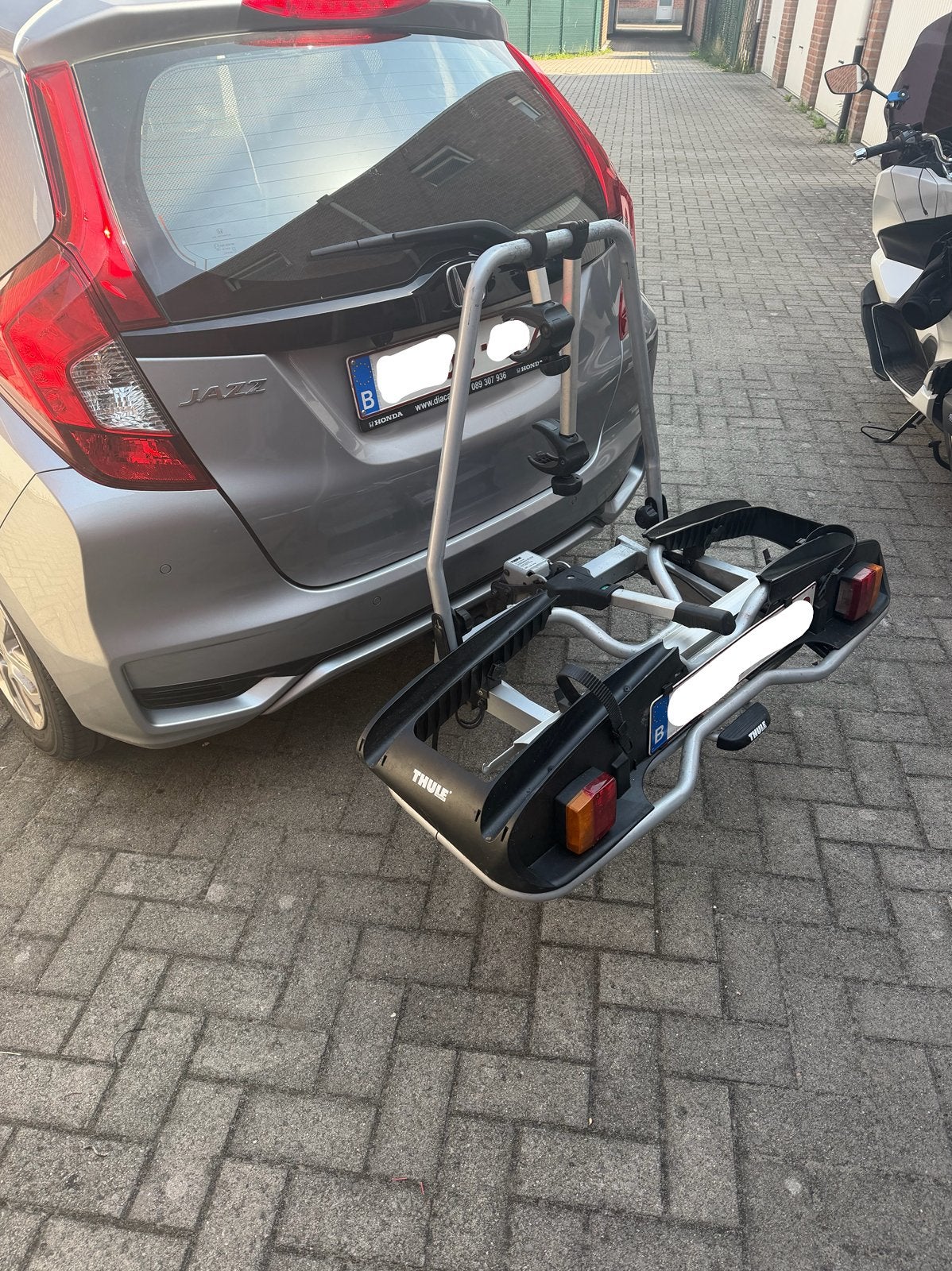 THULE EuroPower 916, inclusief oprijplaat, Auto diversen, Fietsendragers, Zo goed als nieuw, 2 fietsen, Ophalen