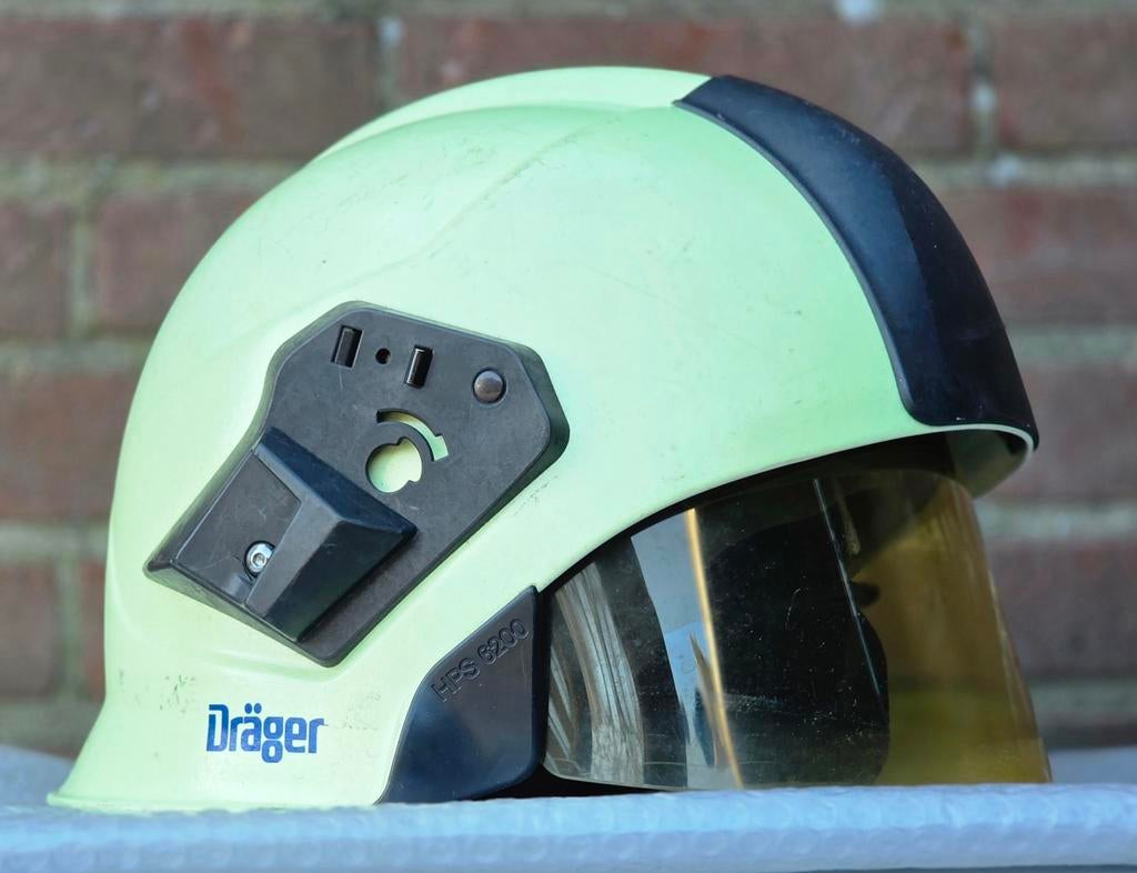 Brandweerhelm brandweer Dräger HPS6200, Verzamelen, Ophalen of Verzenden