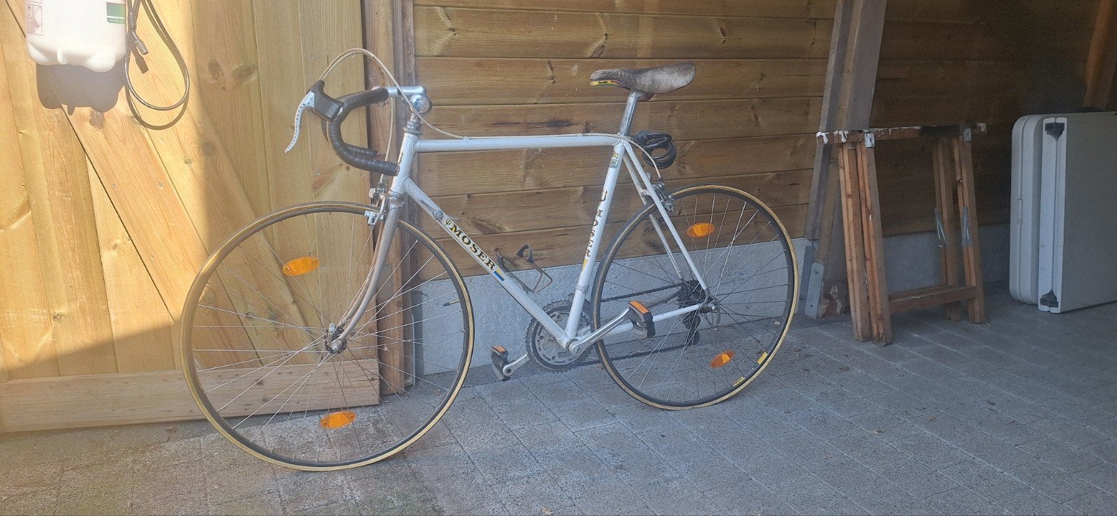 MOSER wit parelmoer, Fietsen en Brommers, Fietsen | Oldtimers, Ophalen