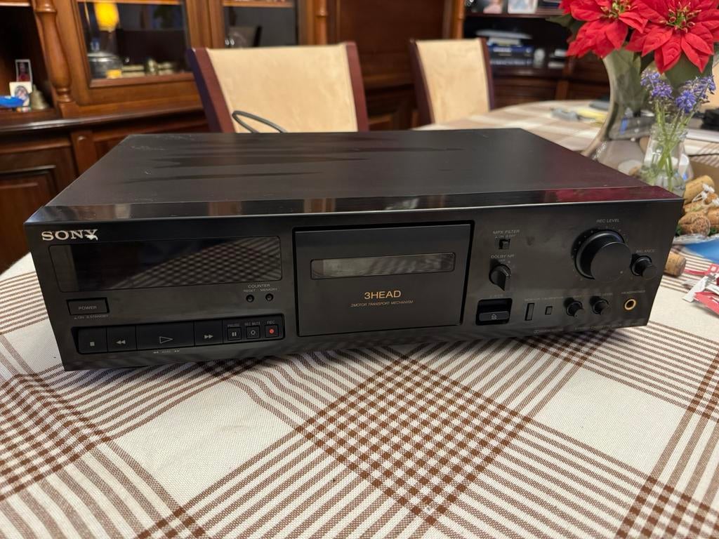 Stereo Cassette Deck K7 sony TC-411 pour pièces, Enlèvement, Ne fonctionne pas, Sony
