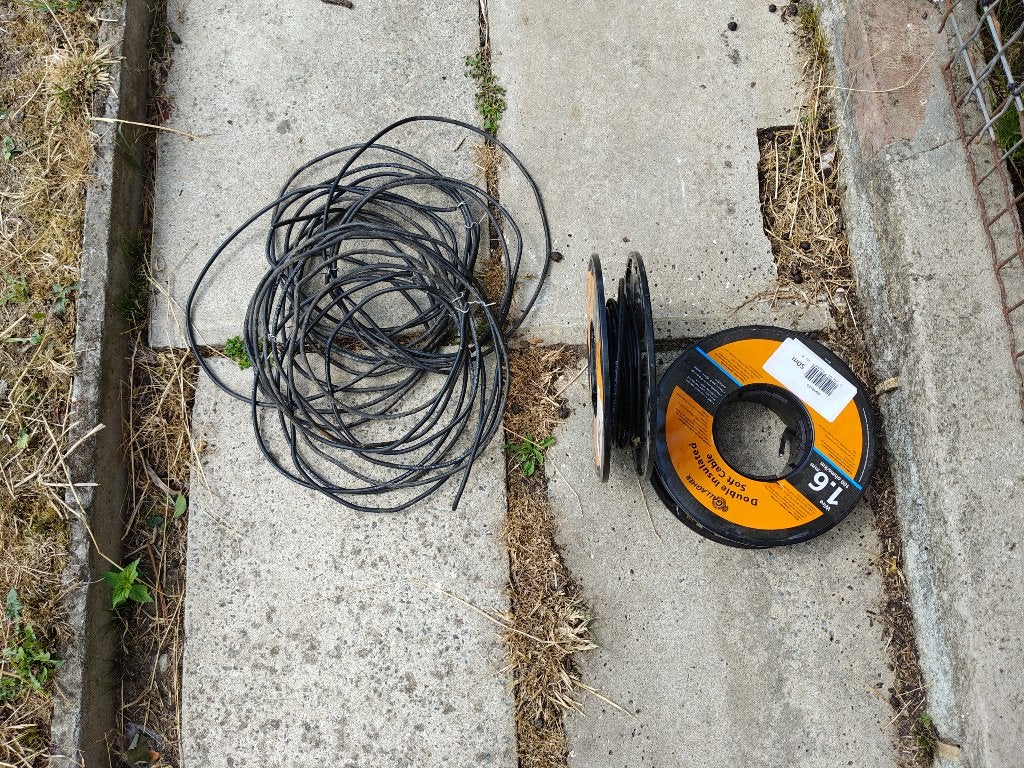kabel voor schrikdraad  1.6 mm 100 ohms/km, Dieren en Toebehoren, Weidegang, 4 paarden of pony's of meer