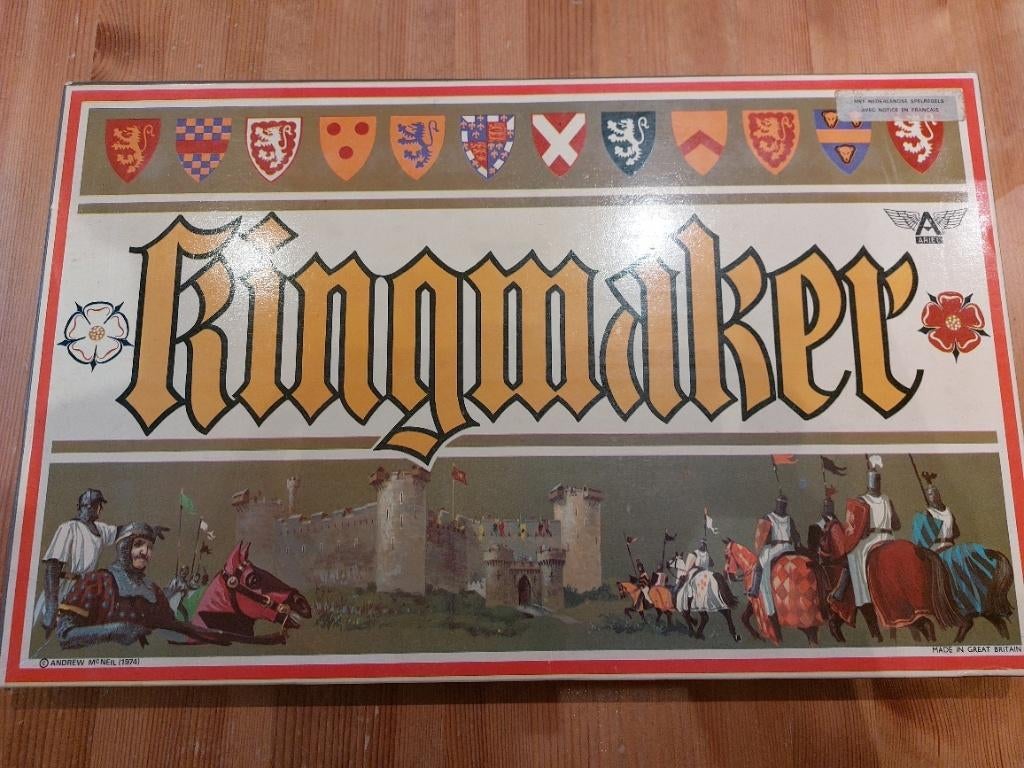 Kingmaker - jeu - wargame, 1 ou 2 joueurs, Enlèvement, Utilisé, Ariel