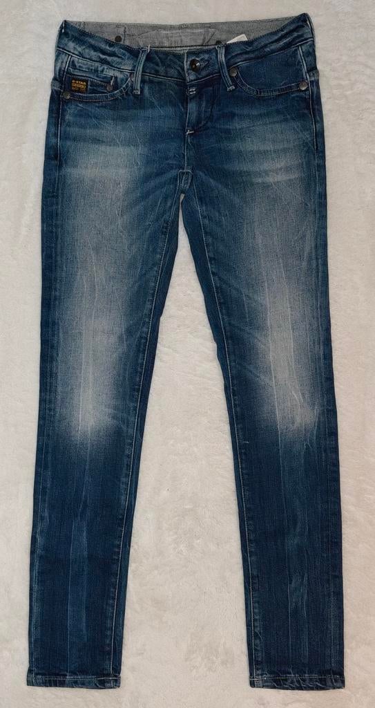 G-Star RAW Midge Low Rise Skinny Jeans W26 L32 EU-S-36 Blue, Kleding | Dames, Verzenden, Blauw
