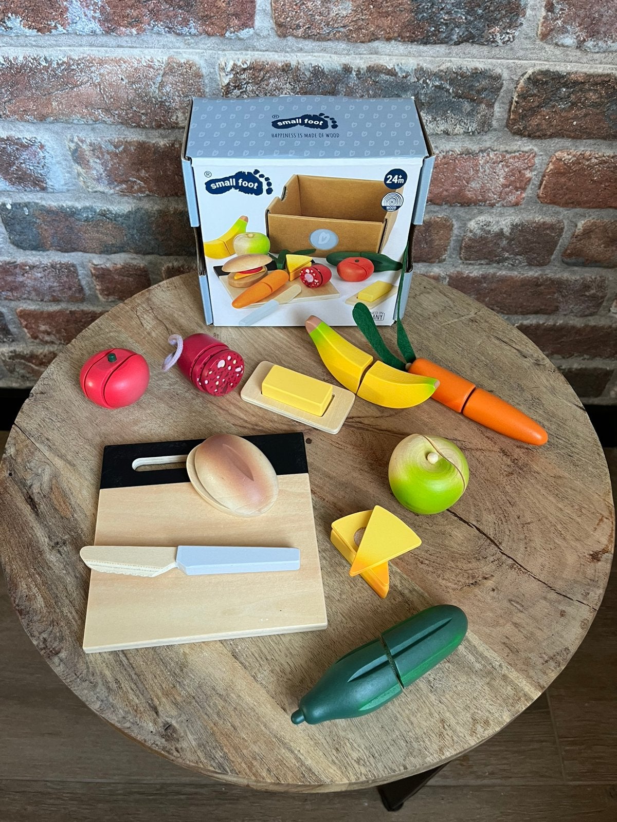 Speelgoed lunch set Small Foot, Ophalen of Verzenden, Nieuw, Hout, Speelkeuken-accessoire