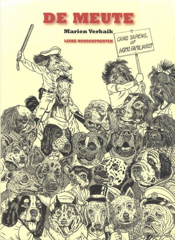" De meute "  leuke hondenprenten, Une BD, Enlèvement ou Envoi, Comme neuf