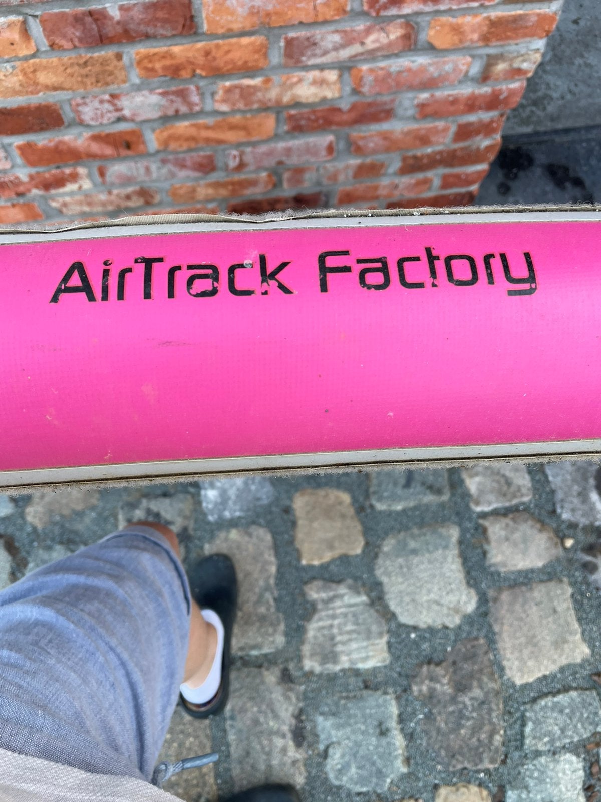 Airtrack kussen, Sport en Fitness, Turnen, Ophalen, Gebruikt, Materiaal