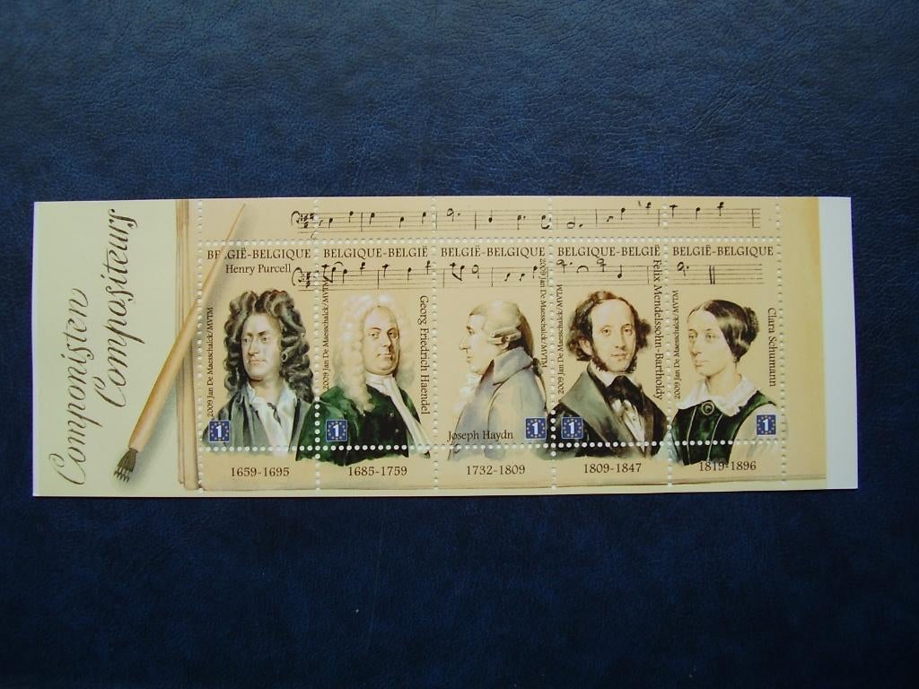 Boekje 102 postfris - Componisten - 2009, Ophalen of Verzenden, Postfris, Postfris