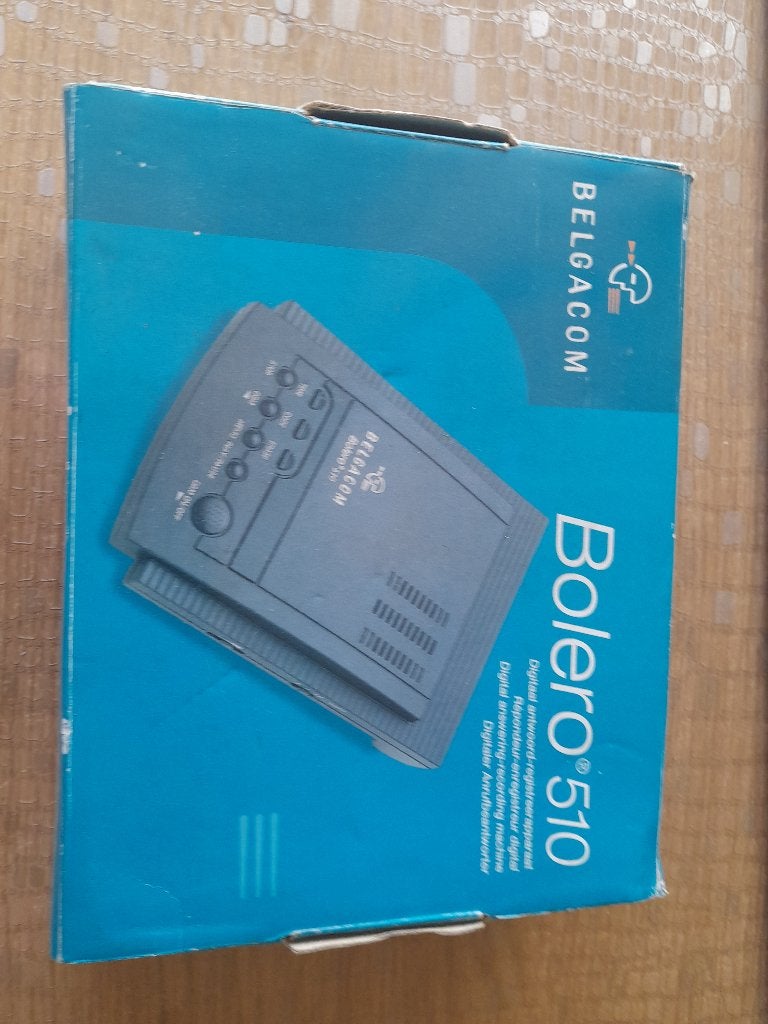 Bolero 510 vintage antwoordapparaat, jaar 98, Telecommunicatie, Ophalen of Verzenden, Zo goed als nieuw, Met geheugen, Meeluisterfunctie
