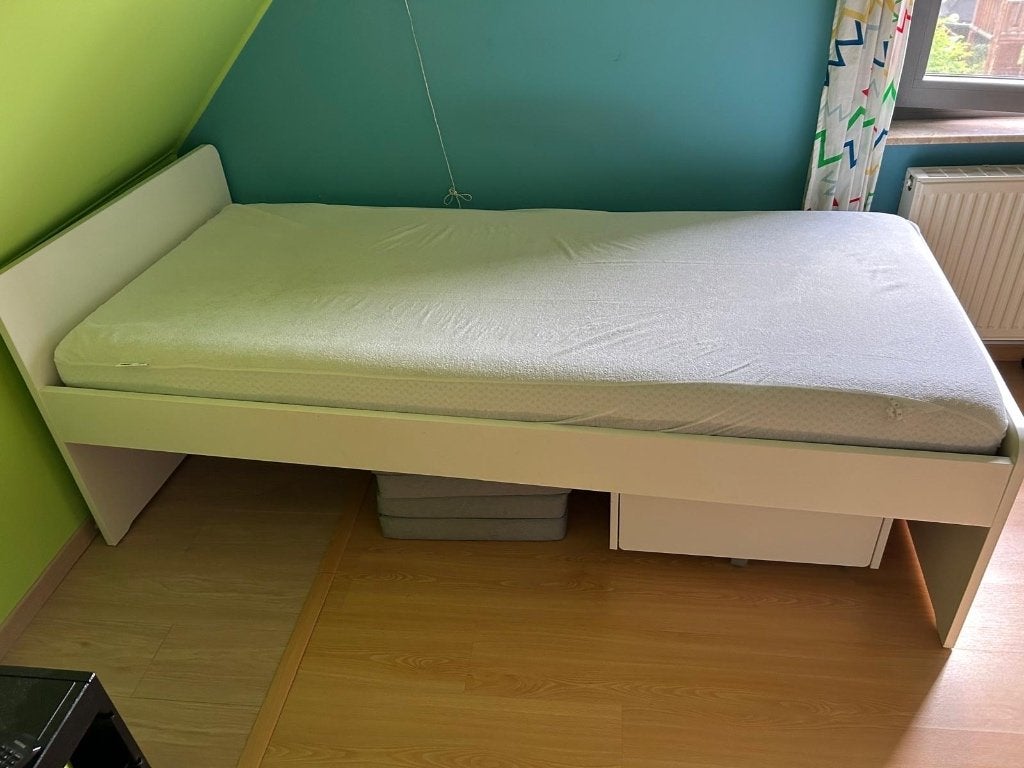 IKEA bed 90x200, Huis en Inrichting, Ophalen, Gebruikt, 90 cm, Eenpersoons