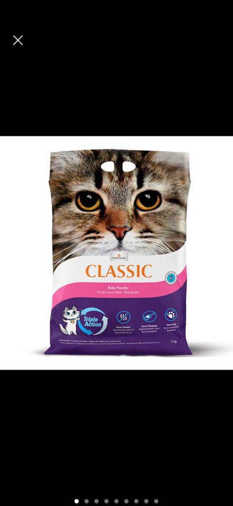 Intersand Classic Kattenbakvulling met Babypoedergeur, Ophalen, Kat