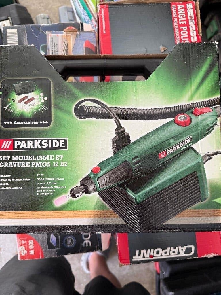 Set de modélisme et gravure Parkside, Hobby en Vrije tijd, Modelbouw | Auto's en Voertuigen, Ophalen, Nieuw