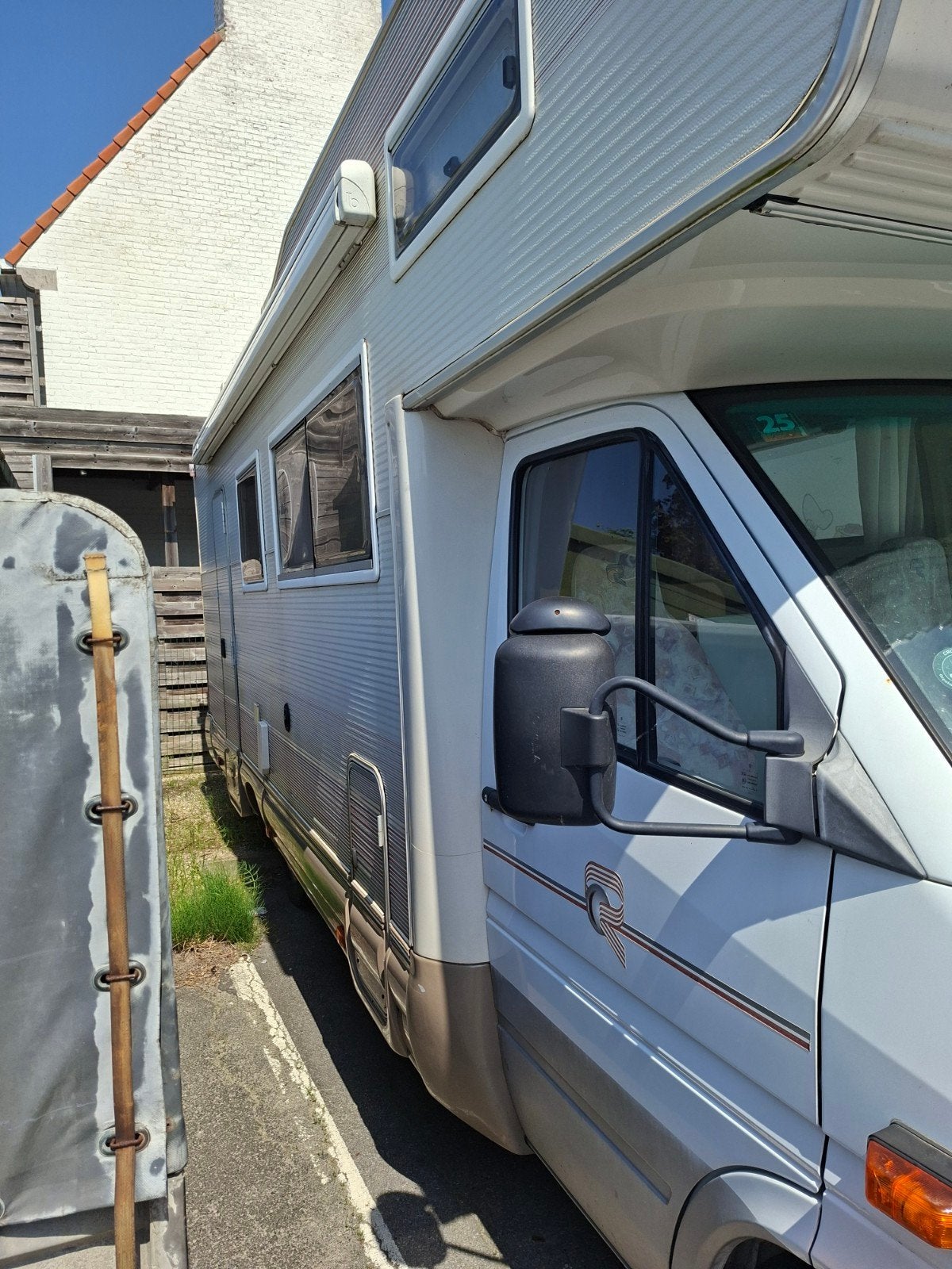 Zeer ruime camper te koop, Siège de train, 6 à 7 mètres, Toilette à cassette, Boîte manuelle