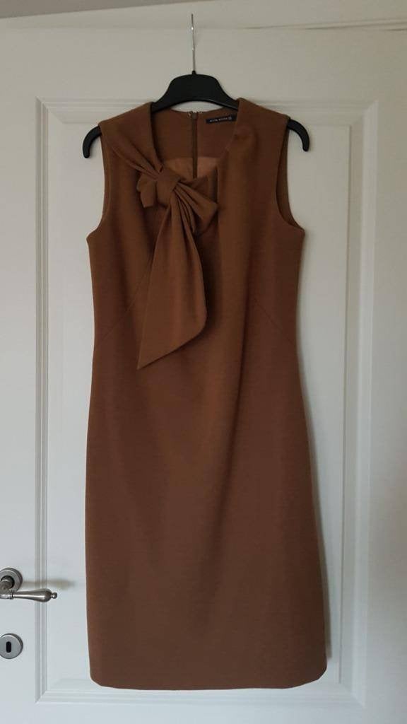 bruin gekleed kleed van River Woods maat 34 - 36 of XS - S, Kleding | Dames, Bruin, River Woods, Ophalen of Verzenden, Knielengte