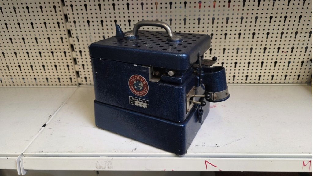 Vintage Globus-Präzisia GH mechanische munttelmachine
