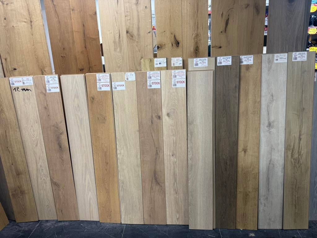 📣✅Parquet Stratifié 8mm & 12mm + Parquet semi Massif ‼️, Bricolage & Construction, Planches & Dalles, Enlèvement, Neuf, Parquet