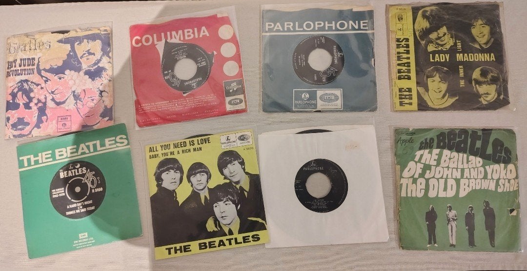 Beatles singles vinyl 8 stuks, Cd's en Dvd's, Ophalen of Verzenden