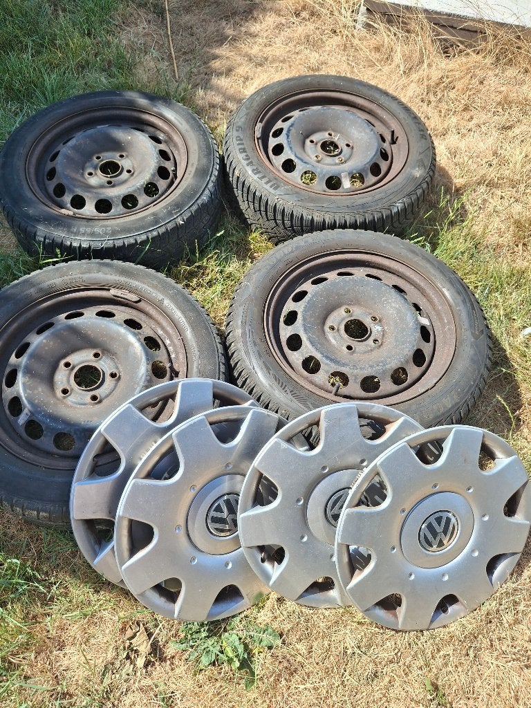 Autobanden winter goodyear + velgen, Auto-onderdelen, Banden en Velgen, Ophalen, Gebruikt, 16 inch, Banden en Velgen