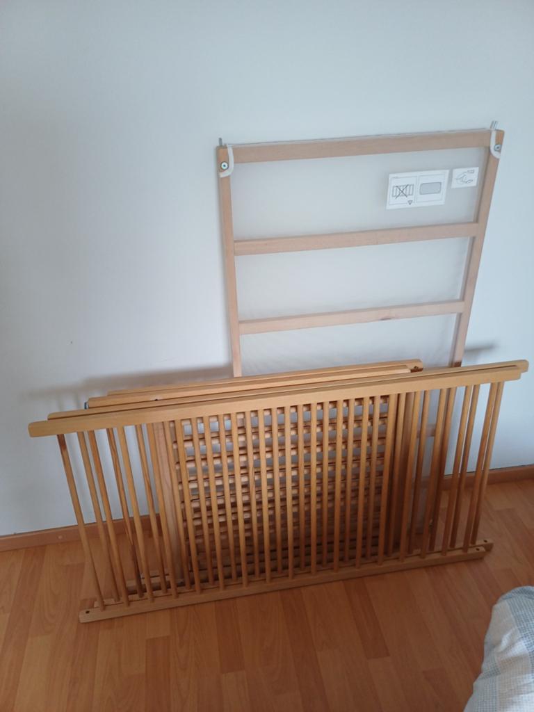 Babybedje, Ophalen, Gebruikt, Lattenbodem, Minder dan 140 cm