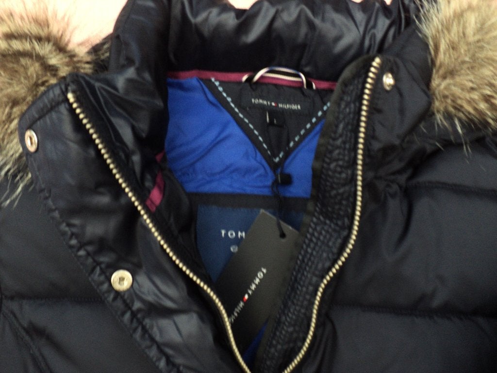 Veste d'hiver Tommy Hilfiger-- Taille L, Tommy hilfiger, Enlèvement ou Envoi, Bleu, Taille 42/44 (L)