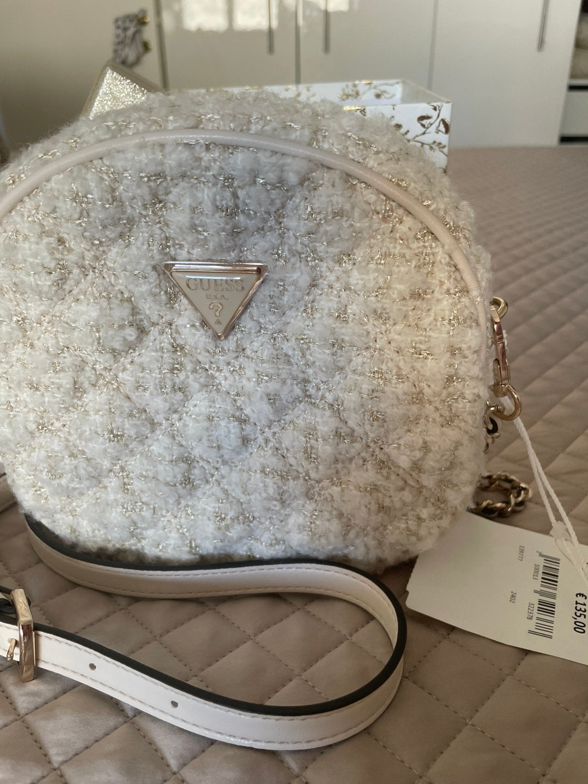 Mini-crossbody Giully tweed, Handtassen en Accessoires, Ophalen of Verzenden, Zo goed als nieuw