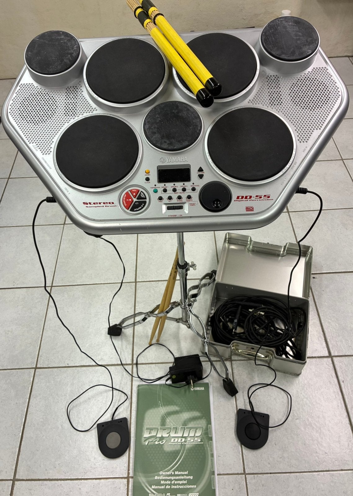 YAMAHA DD-55 digitaal drumstel, Musique & Instruments, Enlèvement, Comme neuf, Yamaha