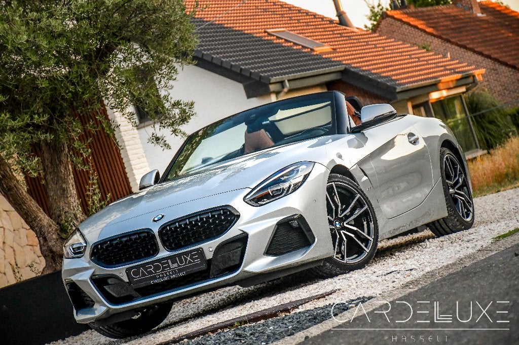 BMW Z4 - 20i SILVER MET COGNAC !!! MSPORT | SUPERCOMBO, Euro 6, 4 cilinders, Cabriolet, Leder