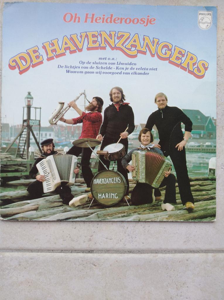 DE HAVENZANGERS: LP "Oh Heideroosje", Pochette photo, Enlèvement ou Envoi