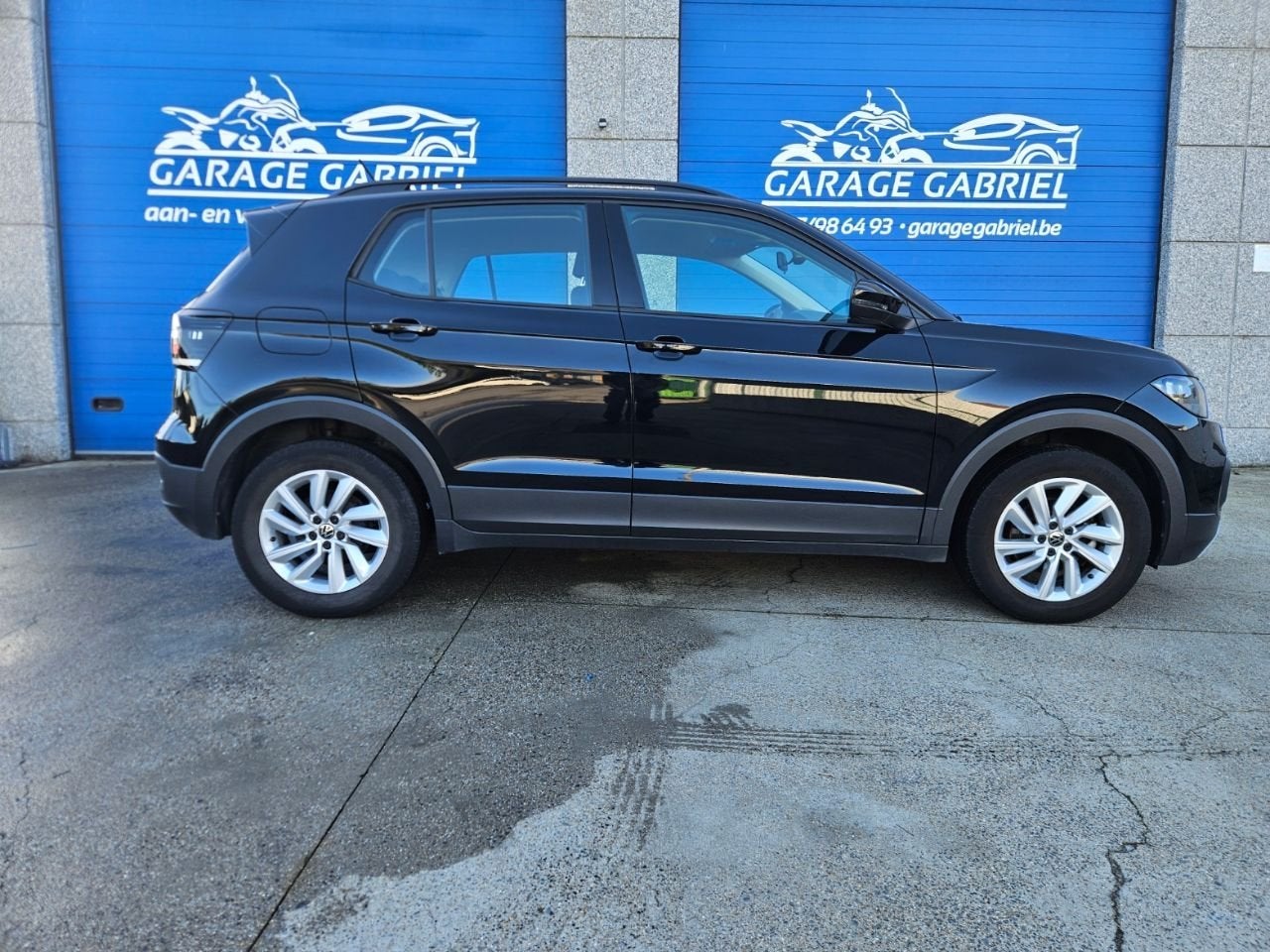 Volkswagen T-Cross (bj 2021), Auto's, Gebruikt, 95 pk, Zwart, Bedrijf