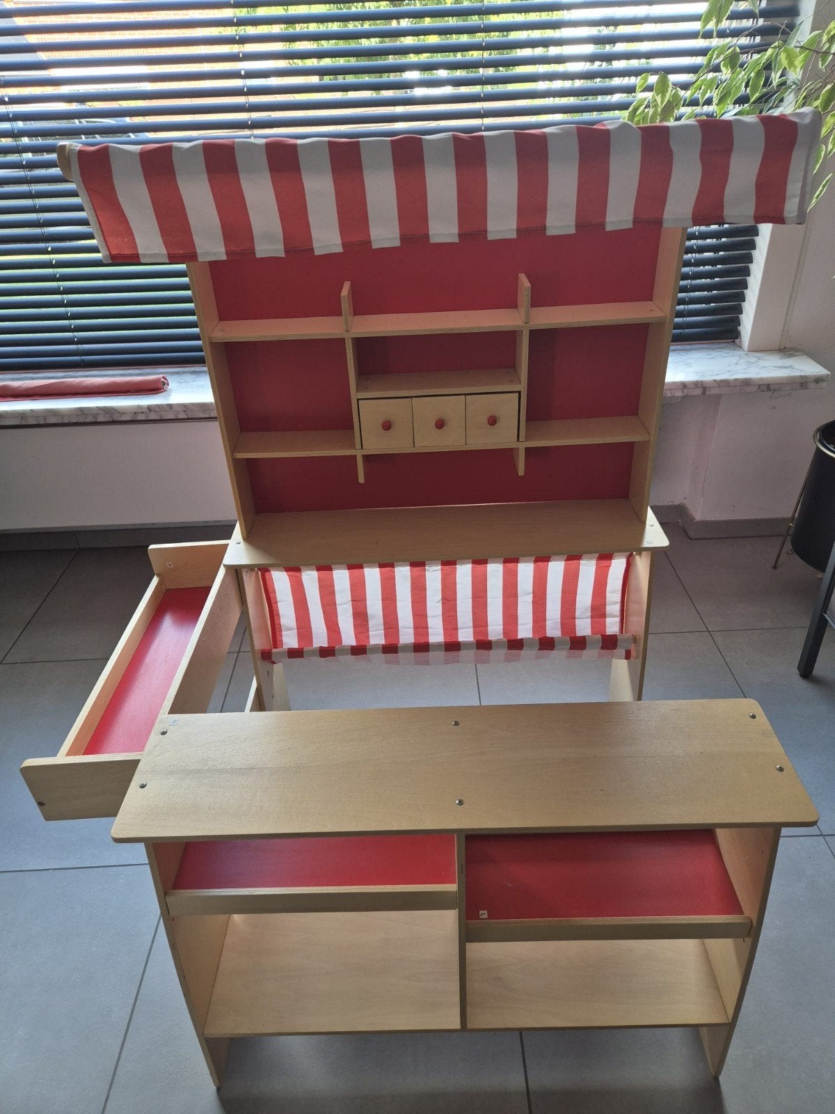 speelgoed winkel met toebehoren, Enlèvement, Comme neuf, Bois