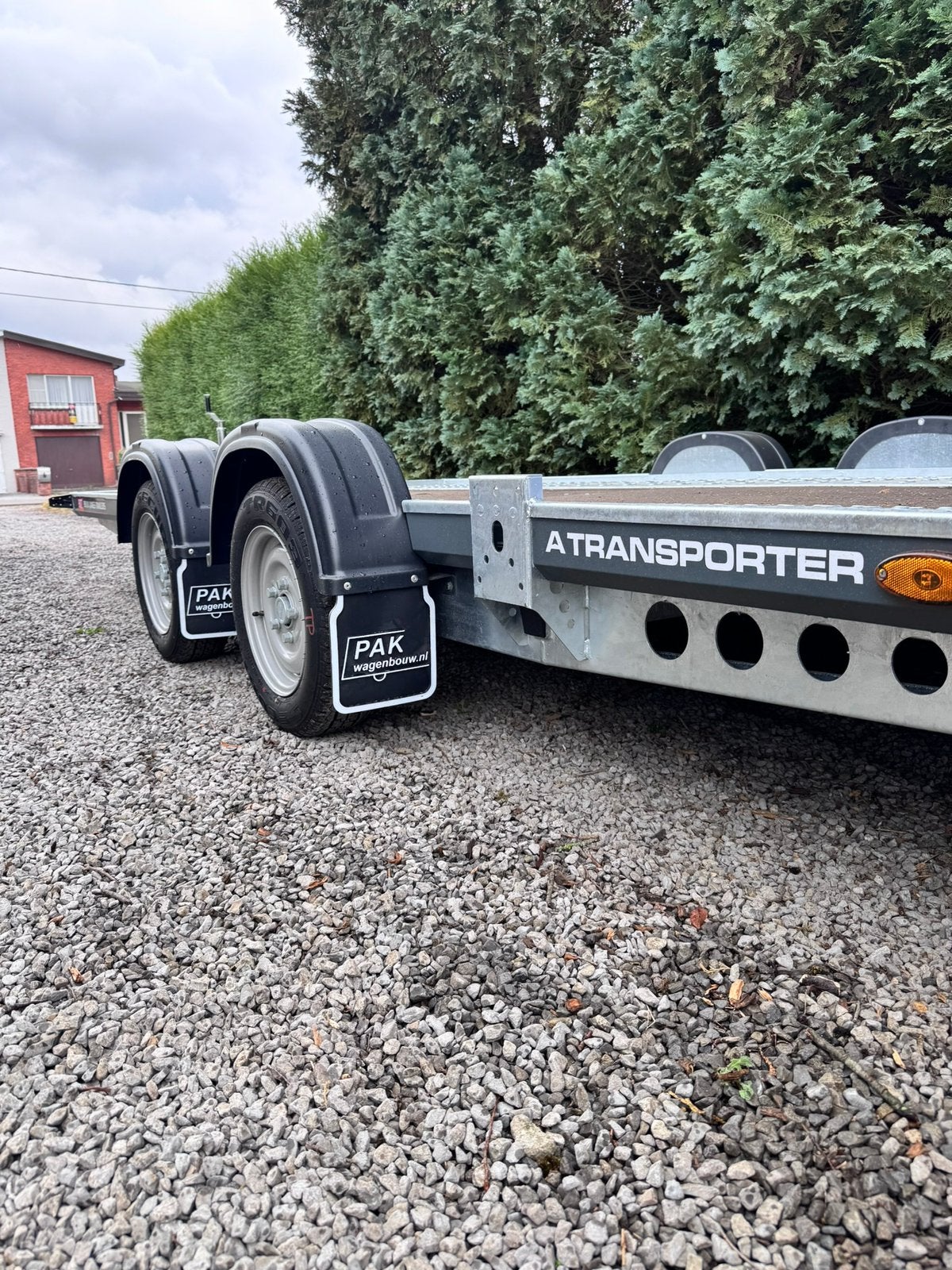 Auto trailer te huur, Ophalen, Zo goed als nieuw