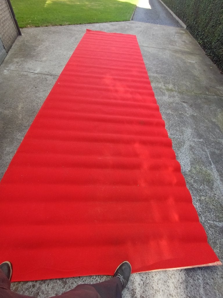 tapis rouge, Rouge, 200 cm ou plus, Enlèvement, Utilisé