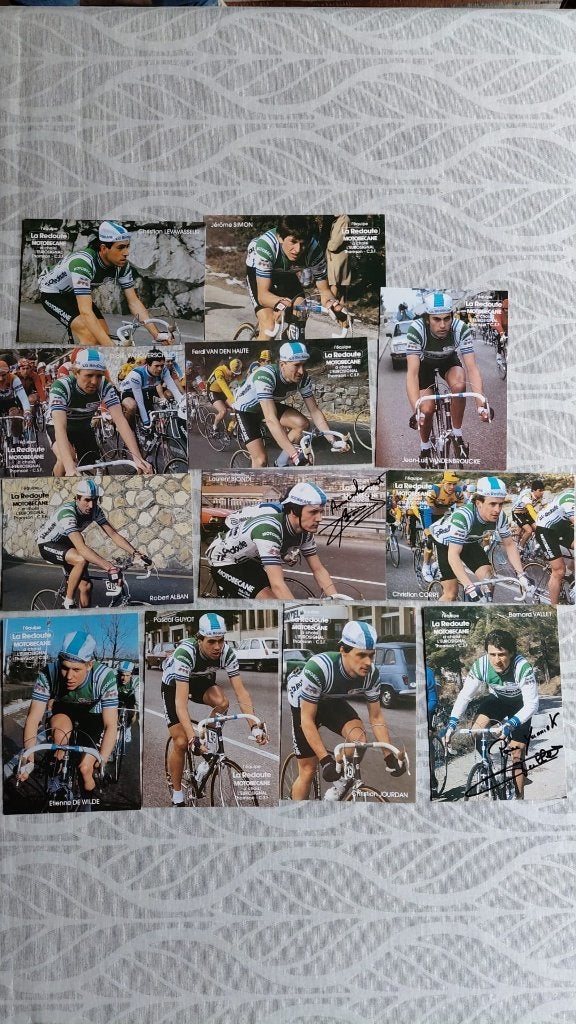 Wielrenners-Tour de France LA REDOUTE  1983, Verzamelen, 1980 tot heden, Foto, Ophalen of Verzenden, Zo goed als nieuw