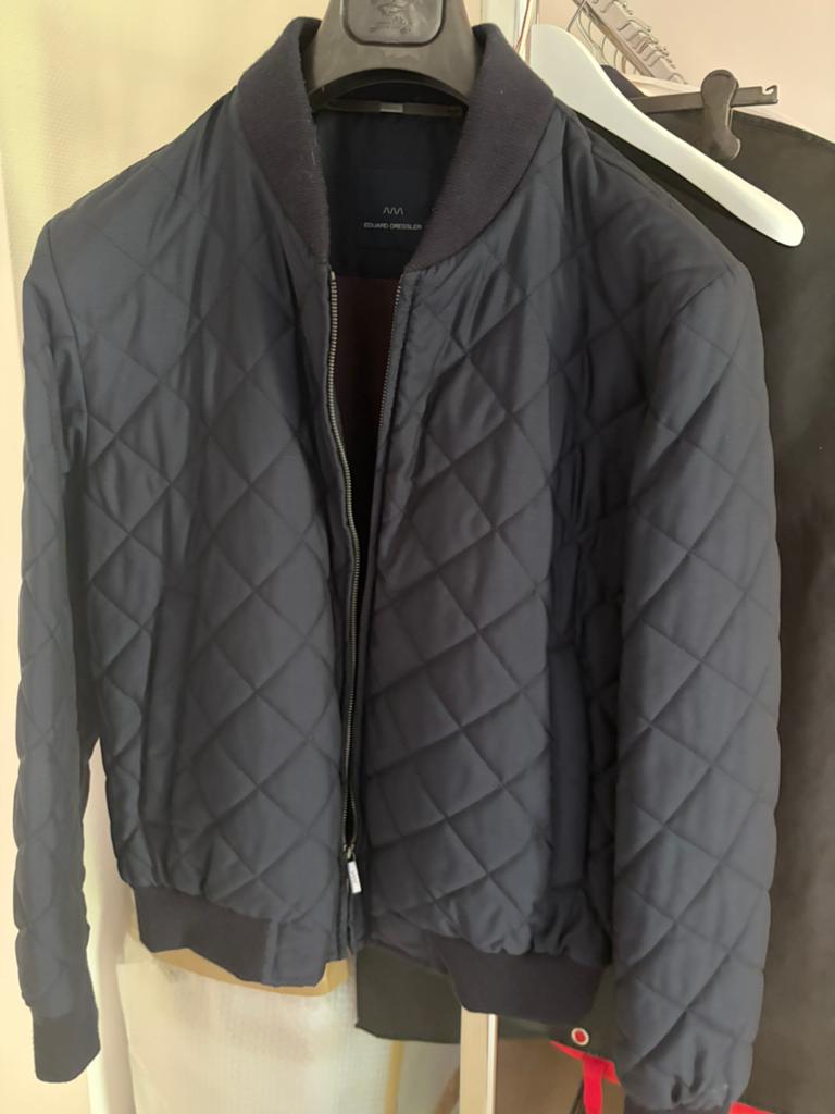 Eduard Dressler jacket M, Kleding | Heren, Jassen | Zomer, Ophalen of Verzenden, Zo goed als nieuw, Maat 48/50 (M), Blauw