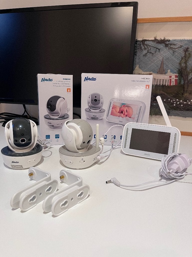 Alecto DVM200MGS met 2 camera's, Ophalen, Gebruikt, Minder dan 100 meter, Camera