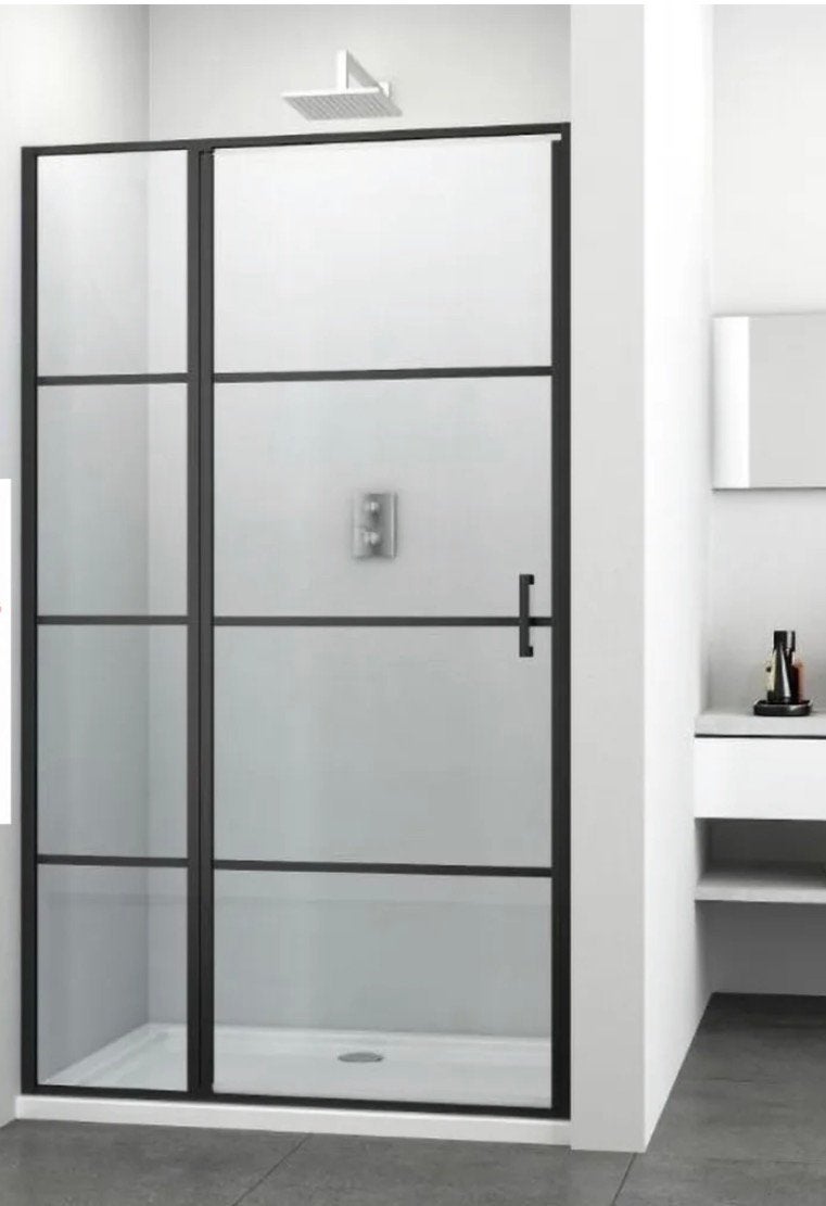 Nieuw in doos douchedeuren mat zwart diverse afmetingen, Doe-het-zelf en Bouw, Ophalen, Nieuw