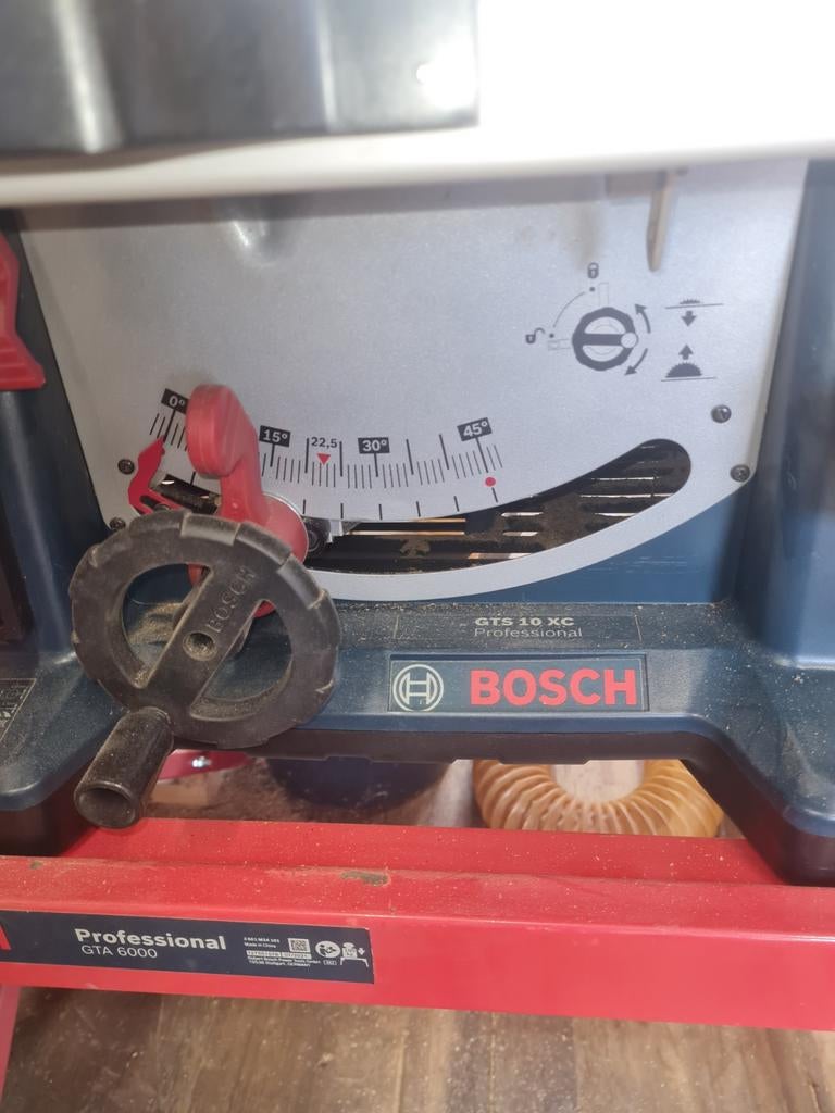 Scie Table Bosch gts 10xc avec pied, Enlèvement