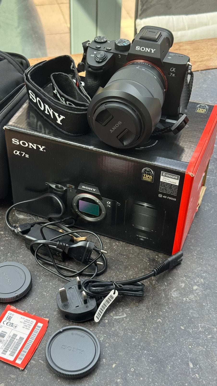 Sony alpha a7 iii, TV, Hi-fi & Vidéo, Chargeur, 4 à 7 fois, Comme neuf, Enlèvement