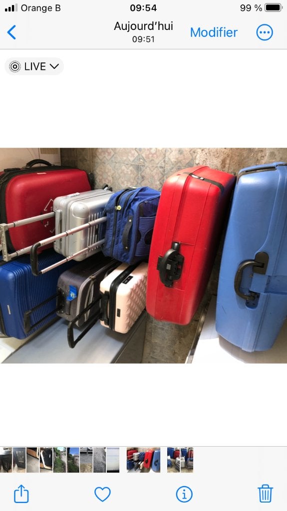 Lot de valises de transports, Enlèvement, Roulettes