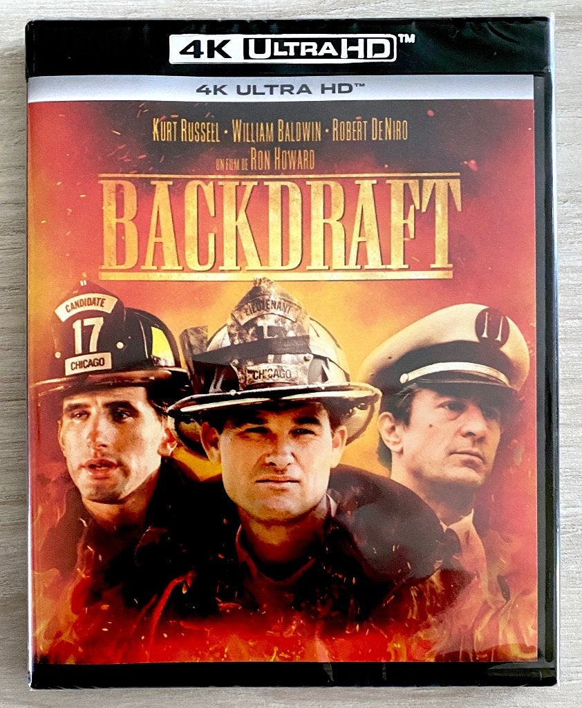 BACKDRAFT (K.Russell, R.De Niro) 4KUHD // NEUF / Sous CELLO, Action, Enlèvement ou Envoi, Film, Français
