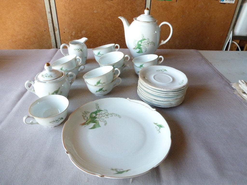 service à café  (Cérabel), Enlèvement, Utilisé, Porcelaine
