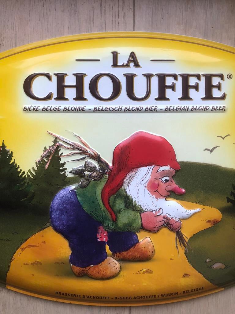 Panneau publicitaire La Chouffe., Enlèvement