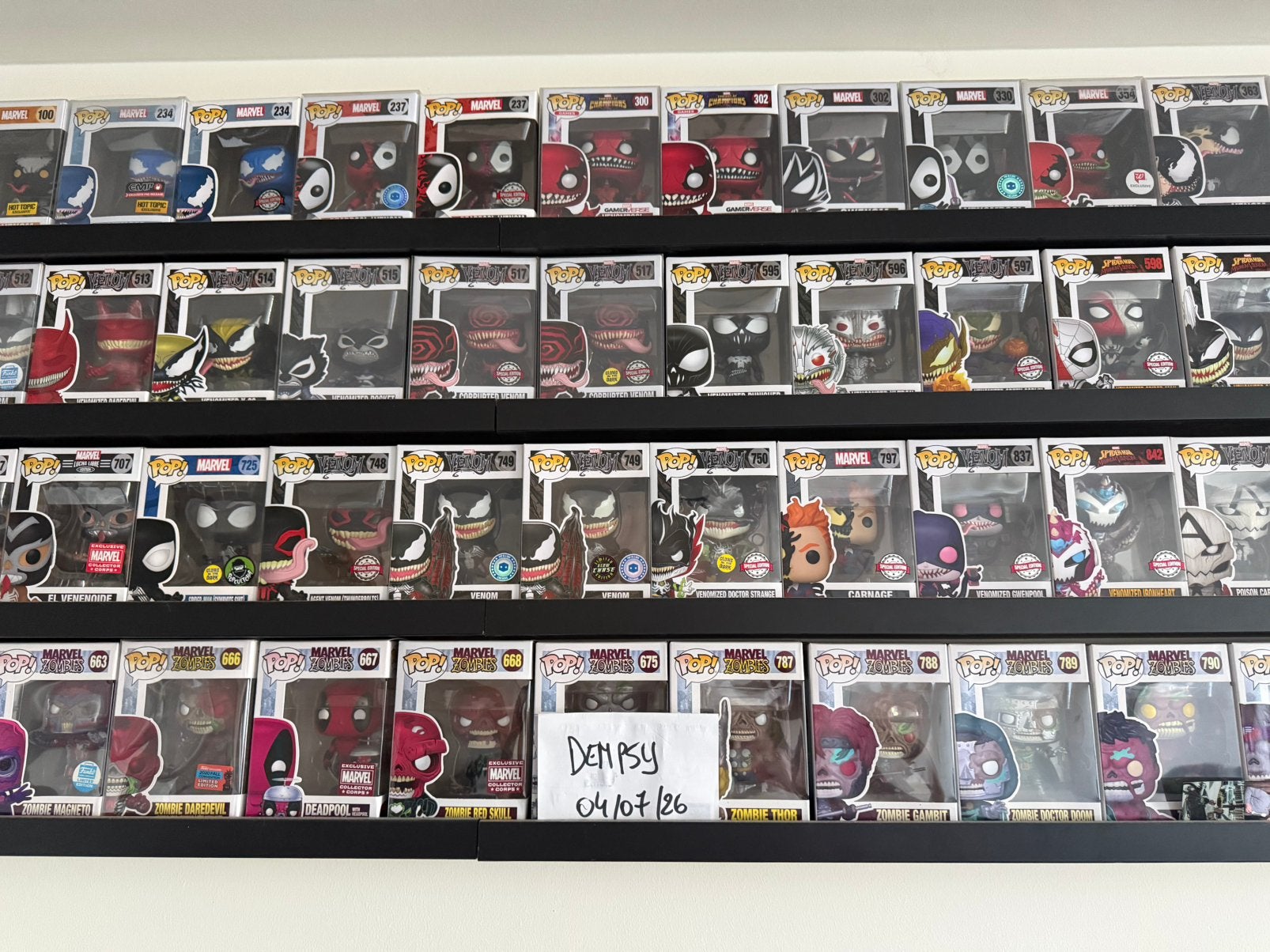 Funko pops grote partij venom fallout, TV, Hi-fi & Vidéo, Appareils professionnels, Enlèvement, Comme neuf