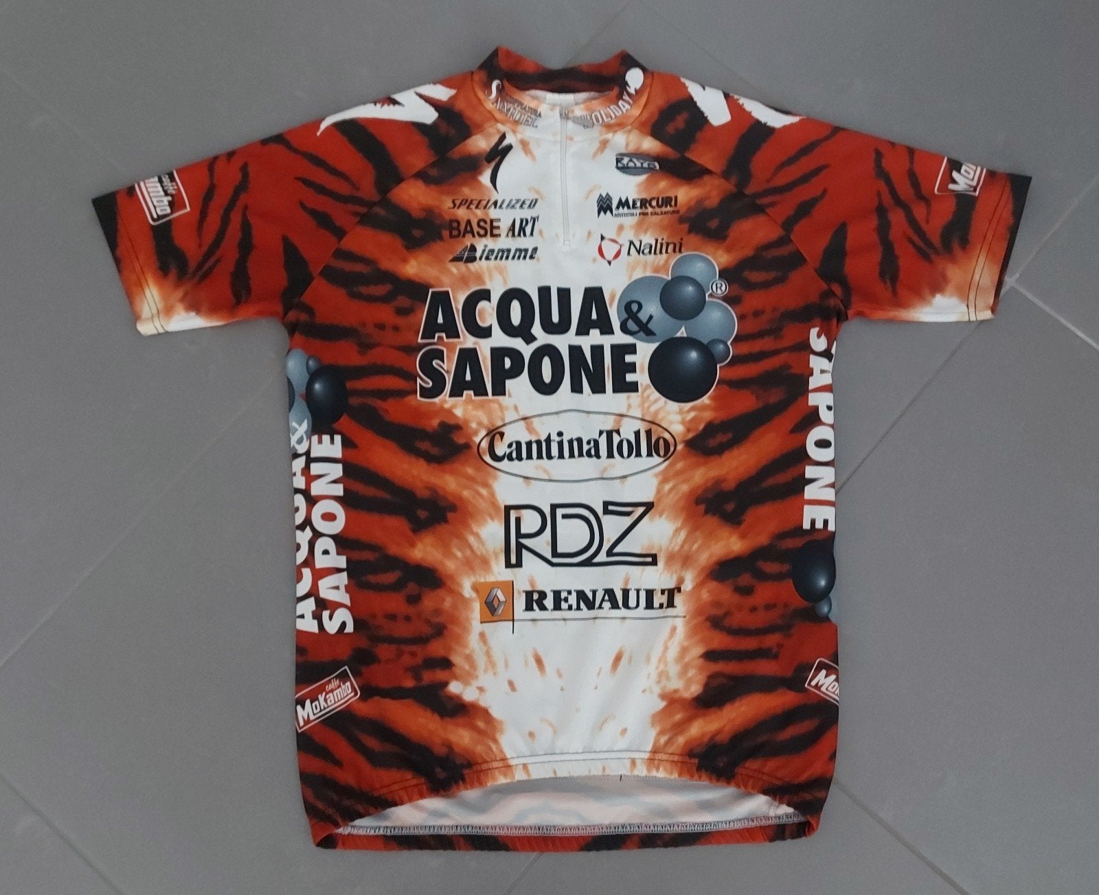Wielertrui Acqua & Sapone - Cantina Tollo 2002, Fietsen en Brommers, Gebruikt, Dames, Ophalen of Verzenden, Nalini