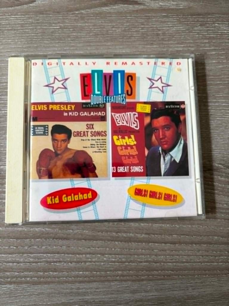 Elvis cd, double features Kid Galahad & girls girls girls., Enlèvement ou Envoi, Comme neuf, Rock 'n' roll