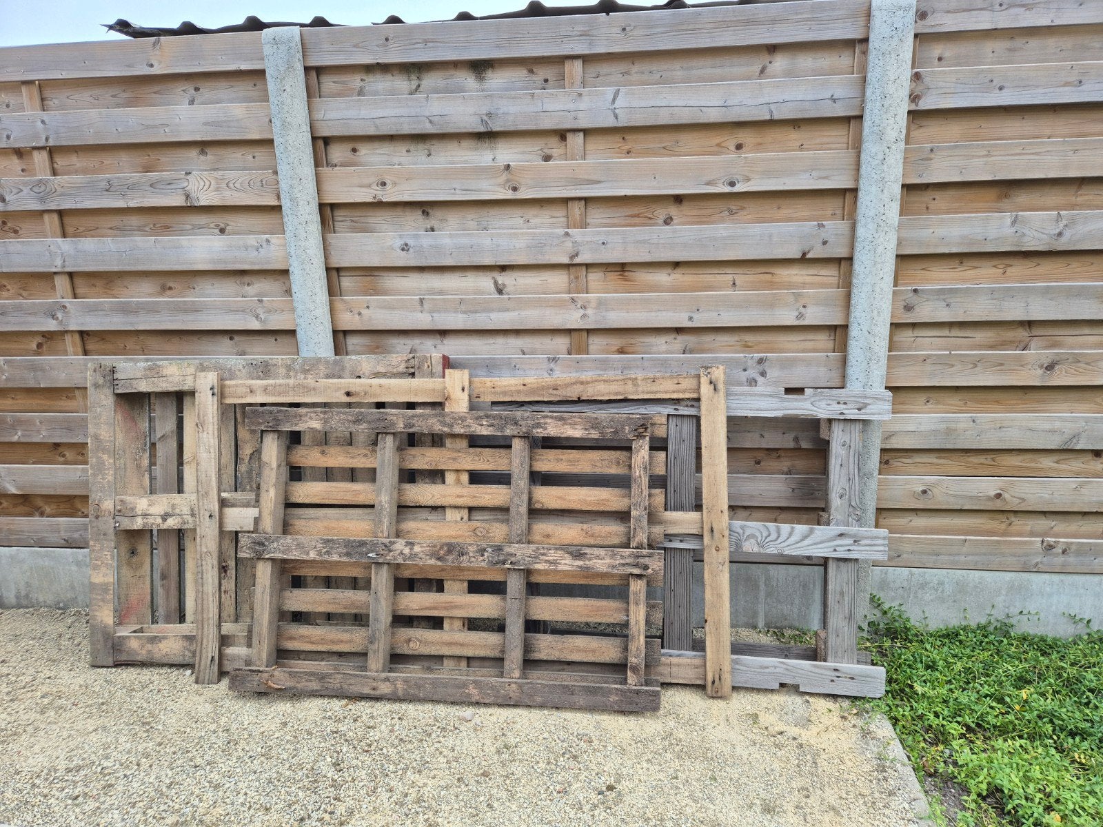Houten pallets, Enlèvement