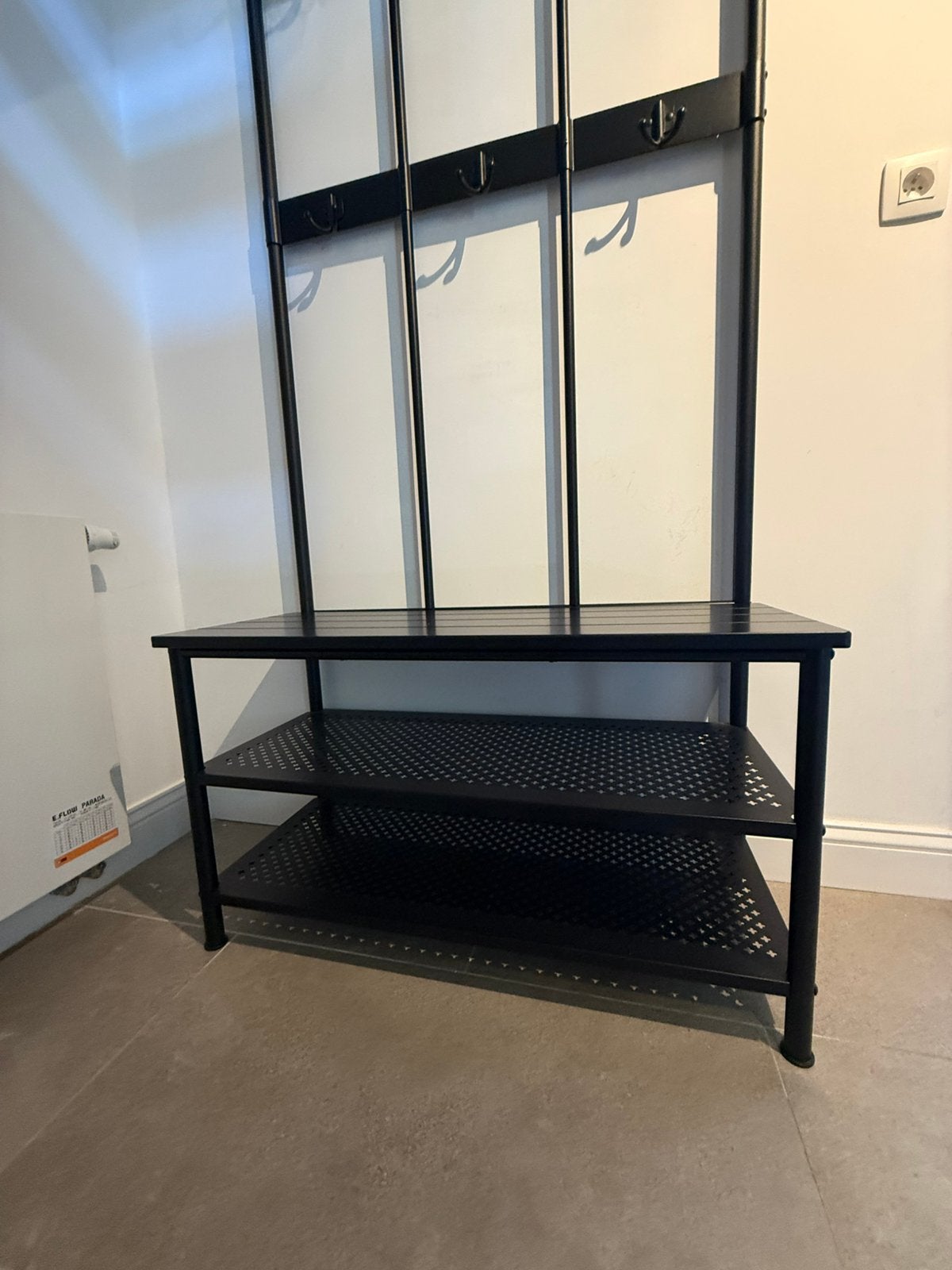 Étagère + porte menteau, Enlèvement, Utilisé